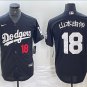 Men's 山本由伸 #17 Los Angeles Dodgers Home Player Jersey Black Christmas Gift