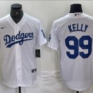 Men's or Youth Joe Kelly #99 Los Angeles Dodgers Home Player Jersey White Christmas Gift