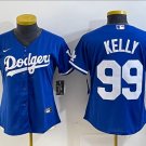 Women's or Youth Joe Kelly #99 Los Angeles Dodgers Home Player Jersey Royal Christmas Gift