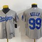 Women's or Youth Joe Kelly #99 Los Angeles Dodgers Home Player Jersey Gray Christmas Gift