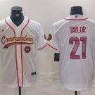 Sean Taylor #21 Washington Commanders Stitched Jersey White Christmas Gift