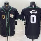 Jayson Tatum #0 Boston Celtics Stitched Jersey Black Christmas Gift