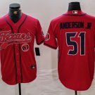 Will Anderson Jr. #51 Houston Texans Stitched Jersey Red Christmas Gift