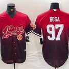 Nick Bosa #97 San Francisco 49ers Stitched Jersey Scarlet Christmas Gift