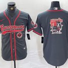 Men's Tampa Bay Buccaneers Stitched Jersey Gray Christmas Gift