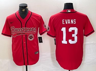 Mike Evans #13 Tampa Bay Buccaneers Stitched Jersey Red Christmas Gift