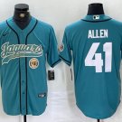 Josh Allen #41 Jacksonville Jaguars Stitched Jersey Teal Christmas Gift