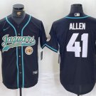 Josh Allen #41 Jacksonville Jaguars Stitched Jersey Black Christmas Gift