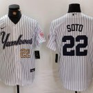 Men's Juan Soto #22 New York Yankees Home Player Jersey White Christmas Gift