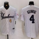Men's Lou Gehrig #4 New York Yankees Home Player Jersey White Christmas Gift