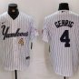 Men's Lou Gehrig #4 New York Yankees Home Player Jersey White Christmas Gift