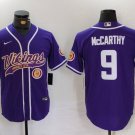 J.J. McCarthy #9 Minnesota Vikings Stitched Jersey Purple Christmas Gift
