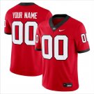Custom Name & Number for Georgia Bulldogs Football Jersey Red Christmas Gift