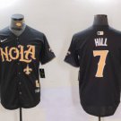 Taysom Hill #7 New Orleans Saints Stitched Jersey Black Christmas Gift