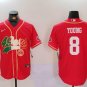 Steve Young #8 San Francisco 49ers Stitched Jersey Scarlet Fans Christmas Gift