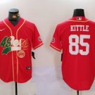 George Kittle #85 San Francisco 49ers Stitched Jersey Scarlet Fans Christmas Gift