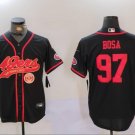 Nick Bosa #97 San Francisco 49ers Stitched Jersey Black Christmas Gift