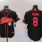 Steve Young #8 San Francisco 49ers Stitched Jersey Black Christmas Gift