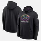 Men's Green Bay Packers 2024 Crucial Catch Club Pullover Hoodie Black Christmas Gift