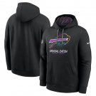 Men's Buffalo Bills 2024 Crucial Catch Club Pullover Hoodie Black Christmas Gift
