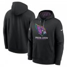 Men's Arizona Cardinals 2024 Crucial Catch Club Pullover Hoodie Black Christmas Gift
