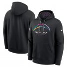 Men's Los Angeles Chargers 2024 Crucial Catch Club Pullover Hoodie Black Christmas Gift