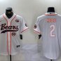D.J. Moore #2 Chicago Bears Stitched Jersey White Christmas Gift
