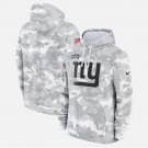 Men's New York Giants 2024 Salute to Service Club Fleece Pullover Hoodie Arctic Camo Gift
