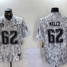 Jason Kelce #62 Philadelphia Eagles 2024 Salute to Service Limited Jersey Arctic Camo Christmas Gift