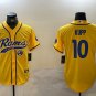 Cooper Kupp #10 Los Angeles Rams Stitched Jersey Gold Christmas Gift