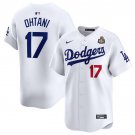 Shohei Ohtani #17 Los Angeles Dodgers 2024 World Series Home Limited Player Jersey - White