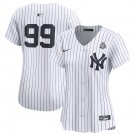 Aaron Judge #99 New York Yankees Women's 2024 World Series Home Limited Player Jersey - White
