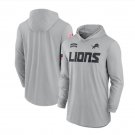 Men's Detroit Lions 2024 Salute to Service Lightweight Long Sleeve Hooded T-Shirt Gray