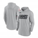 Men's New York Giants 2024 Salute to Service Lightweight Long Sleeve Hooded T-Shirt Gray