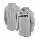 Men's New York Jets 2024 Salute to Service Lightweight Long Sleeve Hooded T-Shirt Gray