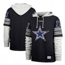 Dallas Cowboys Double Header Blitz Cornerback Pullover Hoodie Navy Gift