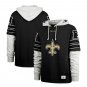 New Orleans Saints Double Header Blitz Cornerback Pullover Hoodie Black Gift