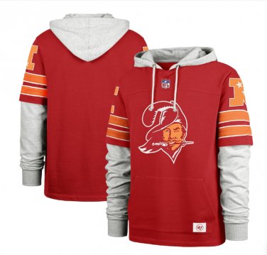 Tampa Bay Buccaneers Double Header Blitz Cornerback Pullover Hoodie Red Gift