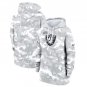 Las Vegas Raiders Women's 2024 Salute to Service Club Fleece Pullover Hoodie Arctic Camo Gift