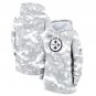 Pittsburgh Steelers Women's 2024 Salute to Service Club Fleece Pullover Hoodie Arctic Camo Gift