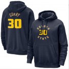Stephen Curry #30 Golden State Warriors 2024/25 City Edition Pullover Hoodie Navy