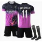 Rodrygo #11 Real Madrid 2025/26 Home Replica Player Jersey Purple & Black