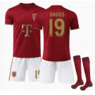 Alphonso Davies #19 Bayern Munich Home Replica Player Jersey Red