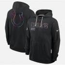 Men's Indianapolis Colts 2025 Crucial Catch Sideline Standard Hoodie Black Christmas Gift