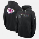 Men's Kansas City Chiefs 2025 Crucial Catch Sideline Standard Hoodie Black Christmas Gift