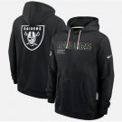 Men's Las Vegas Raiders 2025 Crucial Catch Sideline Standard Hoodie Black Christmas Gift