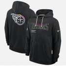 Men's Tennessee Titans 2025 Crucial Catch Sideline Standard Hoodie Black Christmas Gift
