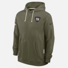 Men's New York Giants 2025 Salute to Service Sideline Standard Issue Hoodie Olive Gift
