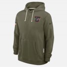 Men's Houston Texans 2025 Salute to Service Sideline Standard Issue Hoodie Olive Gift