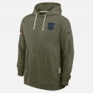 Men's Carolina Panthers 2025 Salute to Service Sideline Standard Issue Hoodie Olive Gift